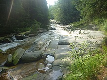 Lanovka - Celnice - pod Voseckou boudou - Krakono�ova sn�dan� - Mumlavsk� vodop�dy